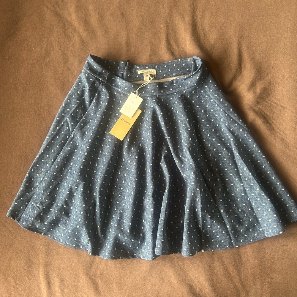 Polka Dot Blue Women’s Skirt